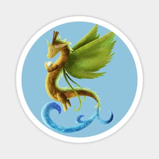 Kawaii Fairy Dragon - Without Background Magnet